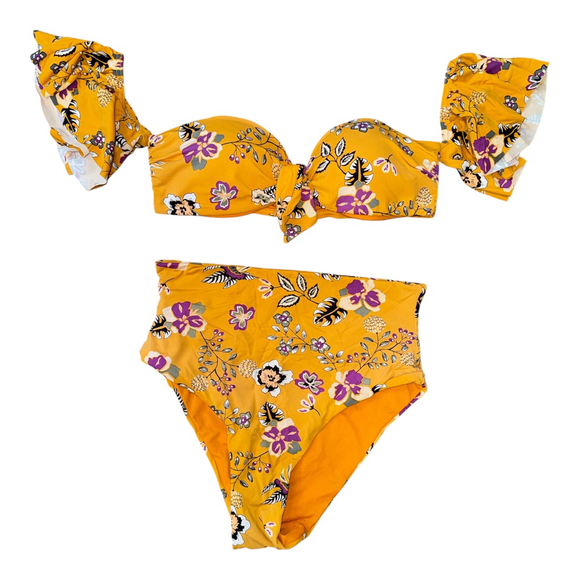 Fashion Nova Other - Fashion Nova Floral High Waisted 2 Piece Swimsuit XS